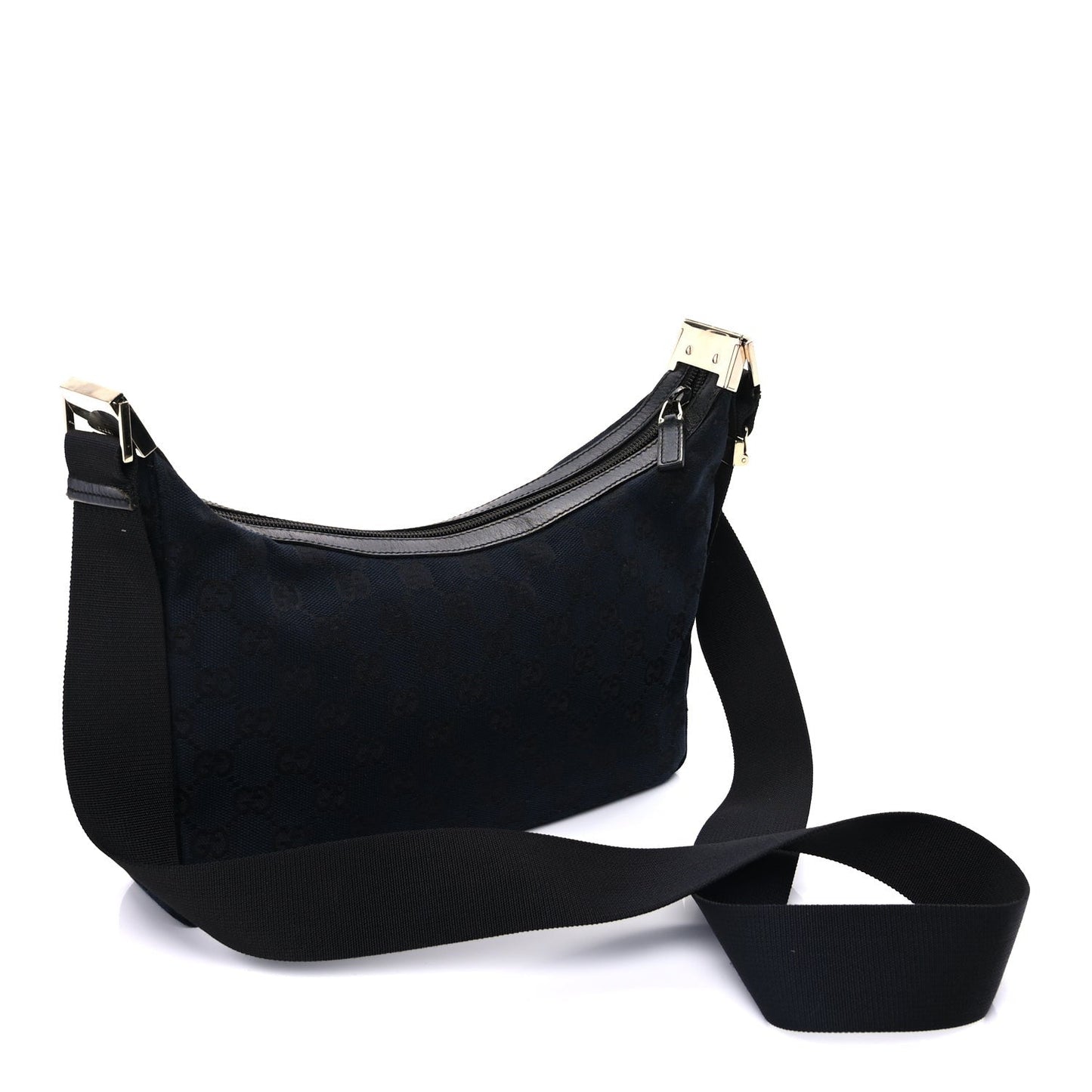 Monogram Small Hobo Black