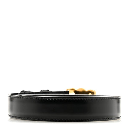 Box Calfskin Medium 25mm Triomphe 80 32 Belt Black