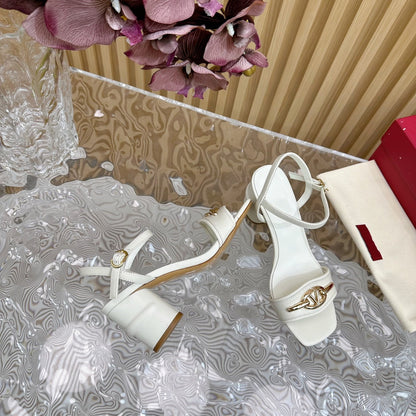 Slingback Sandal 70 The Bold Edition Vlogo Square Toe White