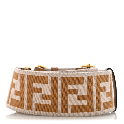Ribbon Vitello King FF 1974 Adjustable Strap You Poudre Cuoio Miele Scuro