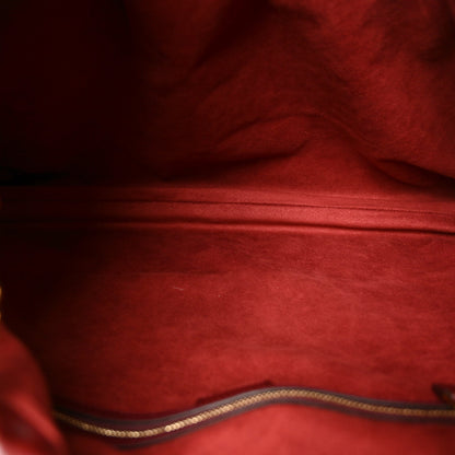 Calfskin Quilted Large Deco Tote Bag Rosso Ancora Red