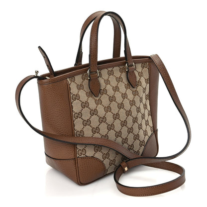 Monogram Small Bree Tote Beige Tabacco