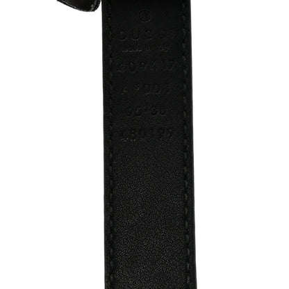 Calfskin Double G 20mm Belt 95 38 Black