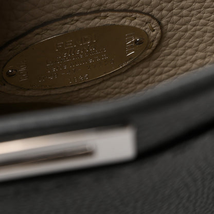Cuoio Romano Selleria Bi-Color Medium Peekaboo Iconic Satchel Asfalto Latte