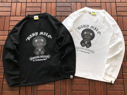 BAPE & CH🔥OM🔥 HE🔥RTS LONG-SLEEVE