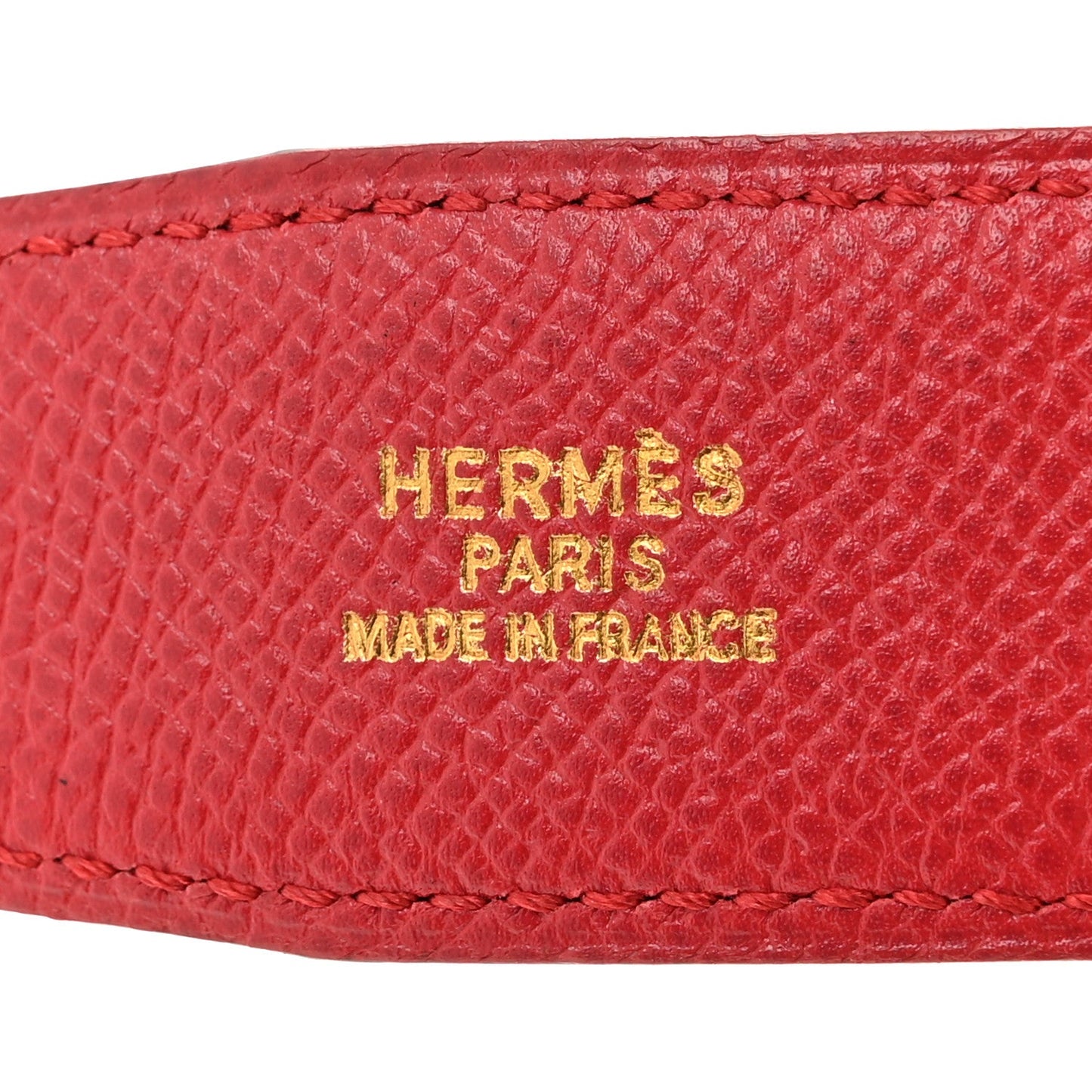 Box Courchevel 32mm H Belt 70 28 Black Rouge Garance