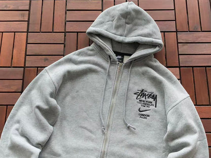 TOP￥~129 PANTS￥~115 N🔥K🔥& ST🔥S🔥Y HOODIE TROUSERS FLEECE
