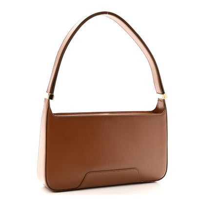 Smooth Calfskin TB Shoulder Bag Warm Tan