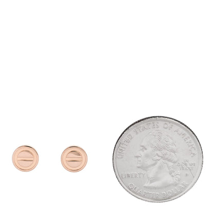 18K Pink Gold LOVE Earrings