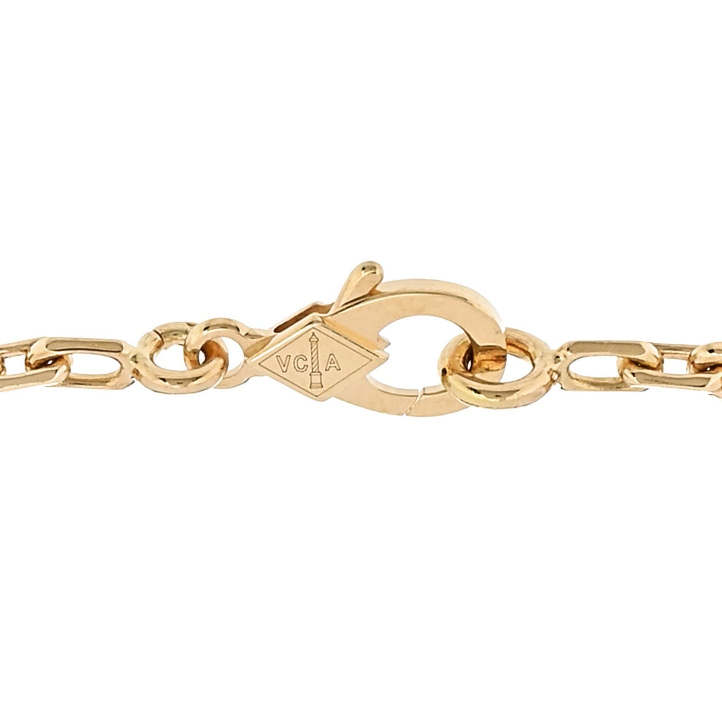 18K Yellow Gold 5 Motifs Vintage Alhambra Bracelet