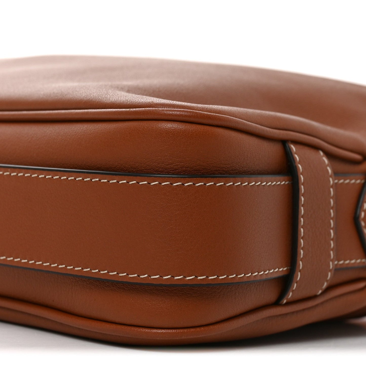 Supple Calfskin Medium Romy Shoulder Bag Tan