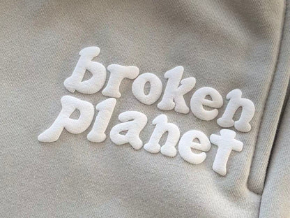 ￥~TOP 169 PANTS 119 BROKEN PLANET HOODIE TROUSERS FLEECE