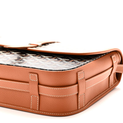 Goyardine Belvedere II MM Messenger Bag Black Gold