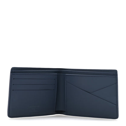 Grained Calfskin Multiple Wallet Navy