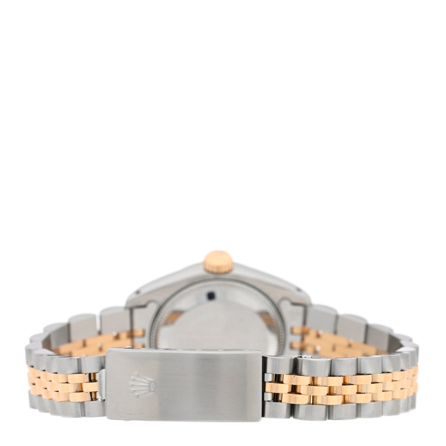 Stainless Steel 18K Yellow Gold Diamond 26mm Oyster Perpetual Datejust Watch Blue Gradient 69173