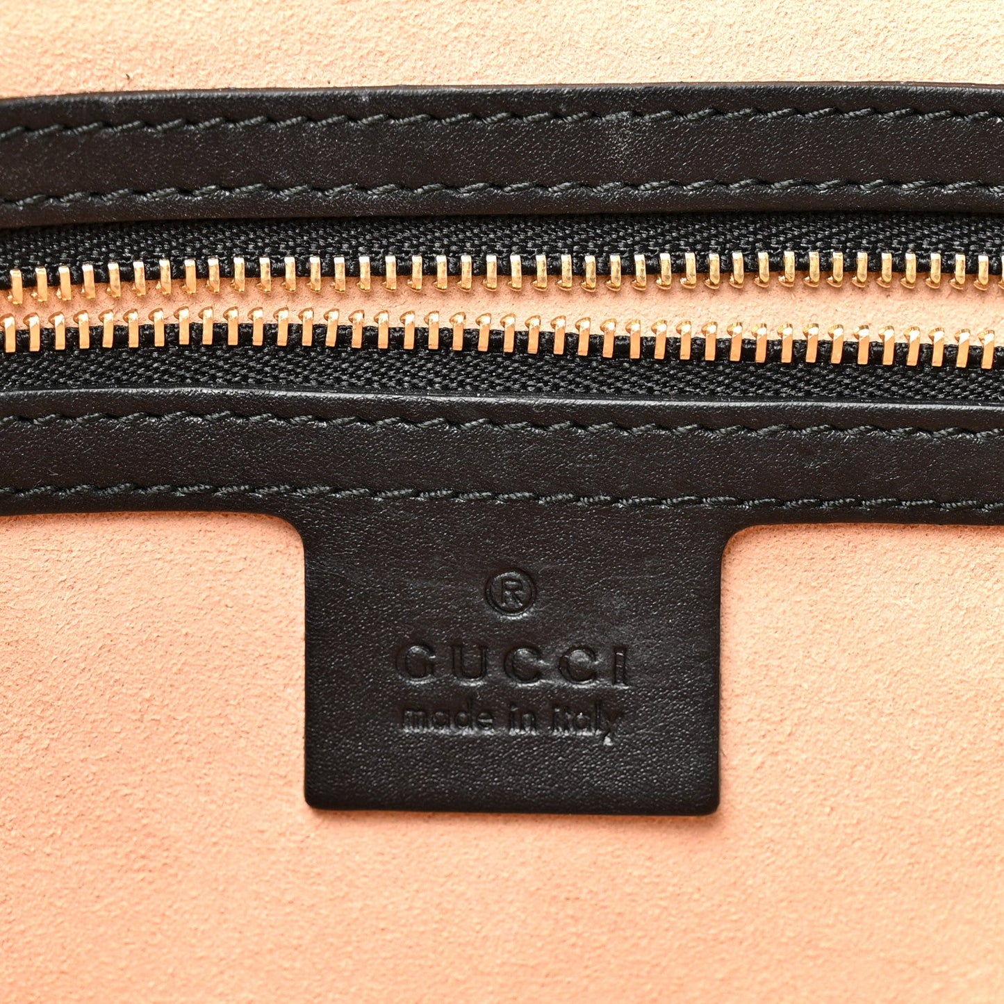 Guccissima Medium Padlock Tote Black