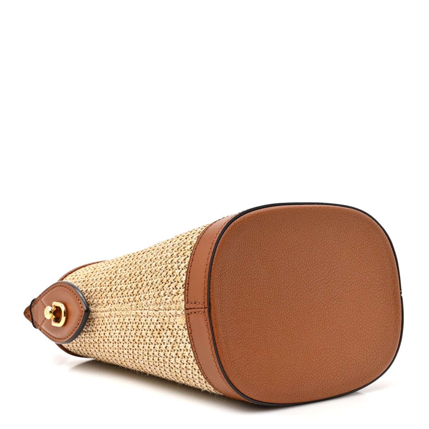 Raffia Petit Bucket Caramel