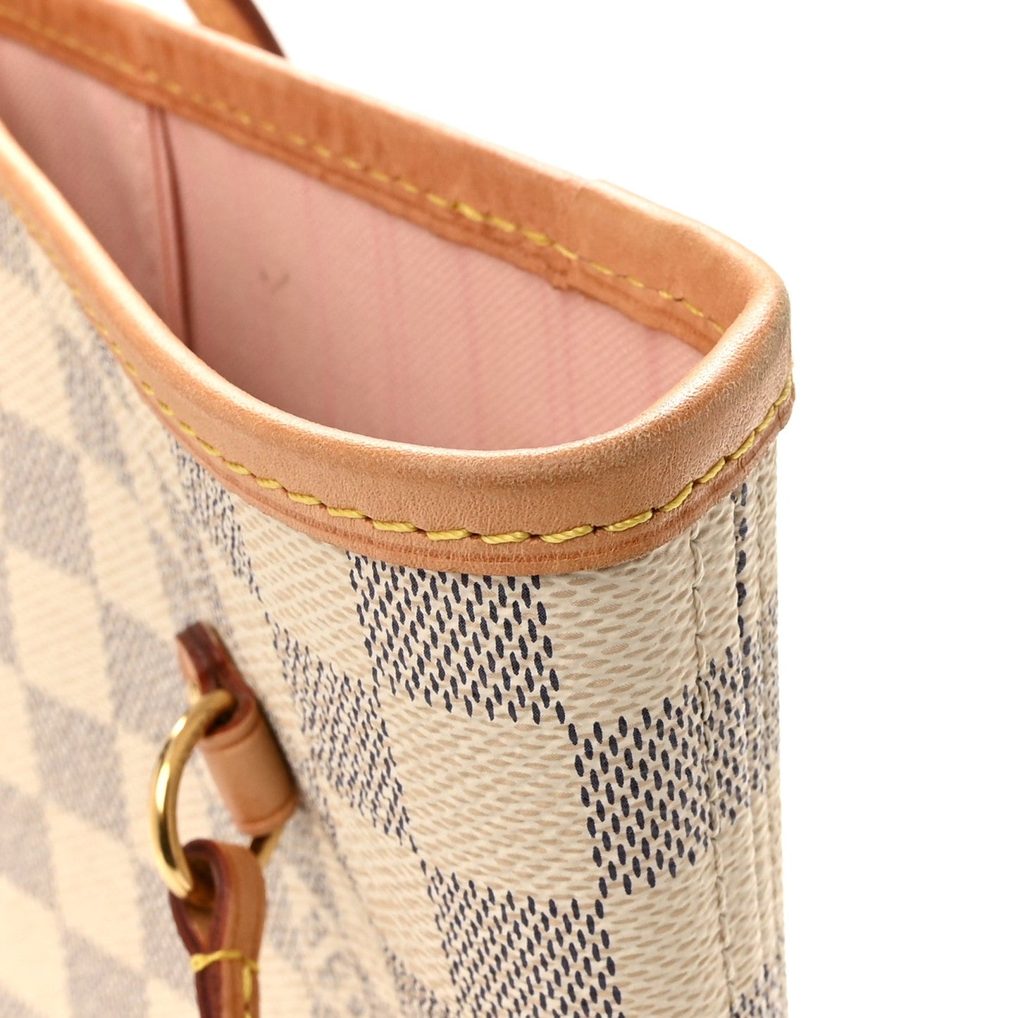 Damier Azur Neo Neverfull MM Rose Ballerine