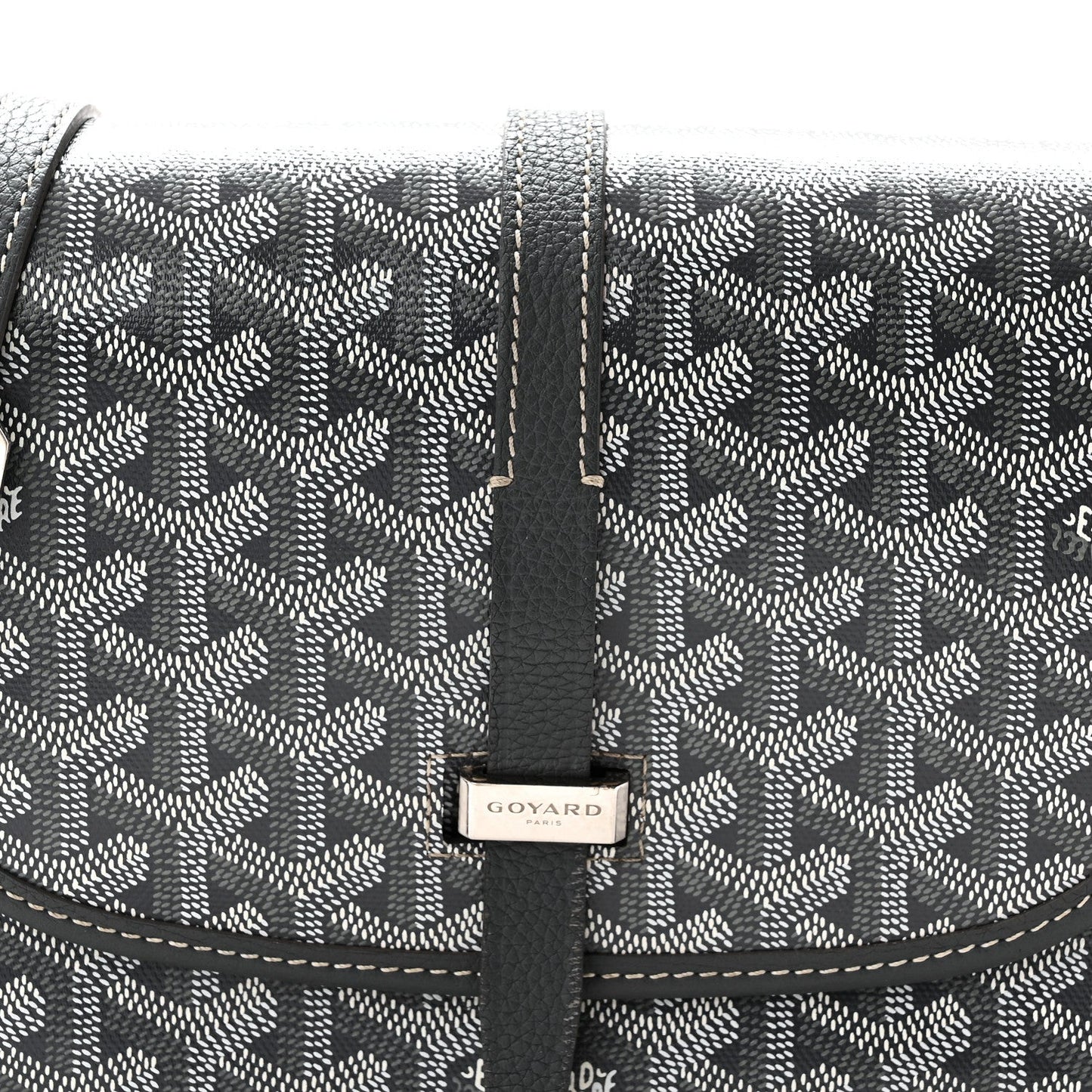 Goyardine Belvedere II PM Messenger Bag Gray