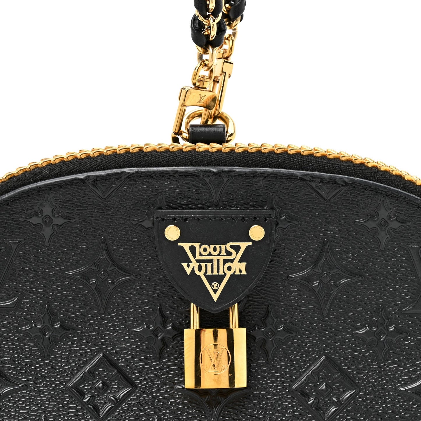 Embossed Monogram Midnight LV Moon Pochette Black