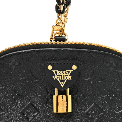 Embossed Monogram Midnight LV Moon Pochette Black