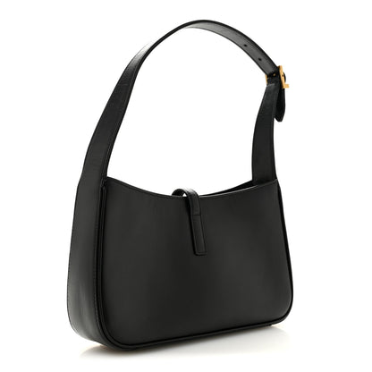 Smooth Calfskin Le 5 A 7 Hobo Black