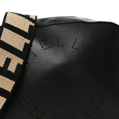 Eco Alter Nappa Perforated Logo Small Camera Black