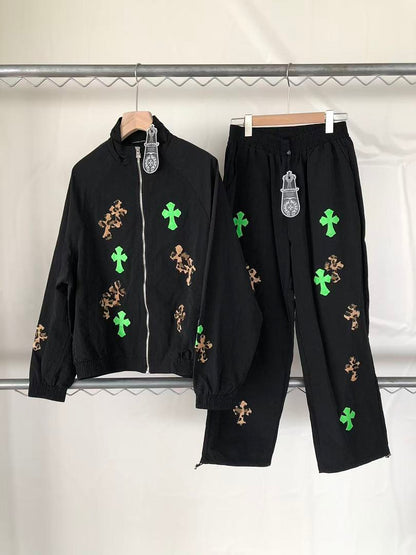 TOP￥~256 PANTS￥~185 CH🔥OM🔥 HE🔥RTS JACKET TROUSERS