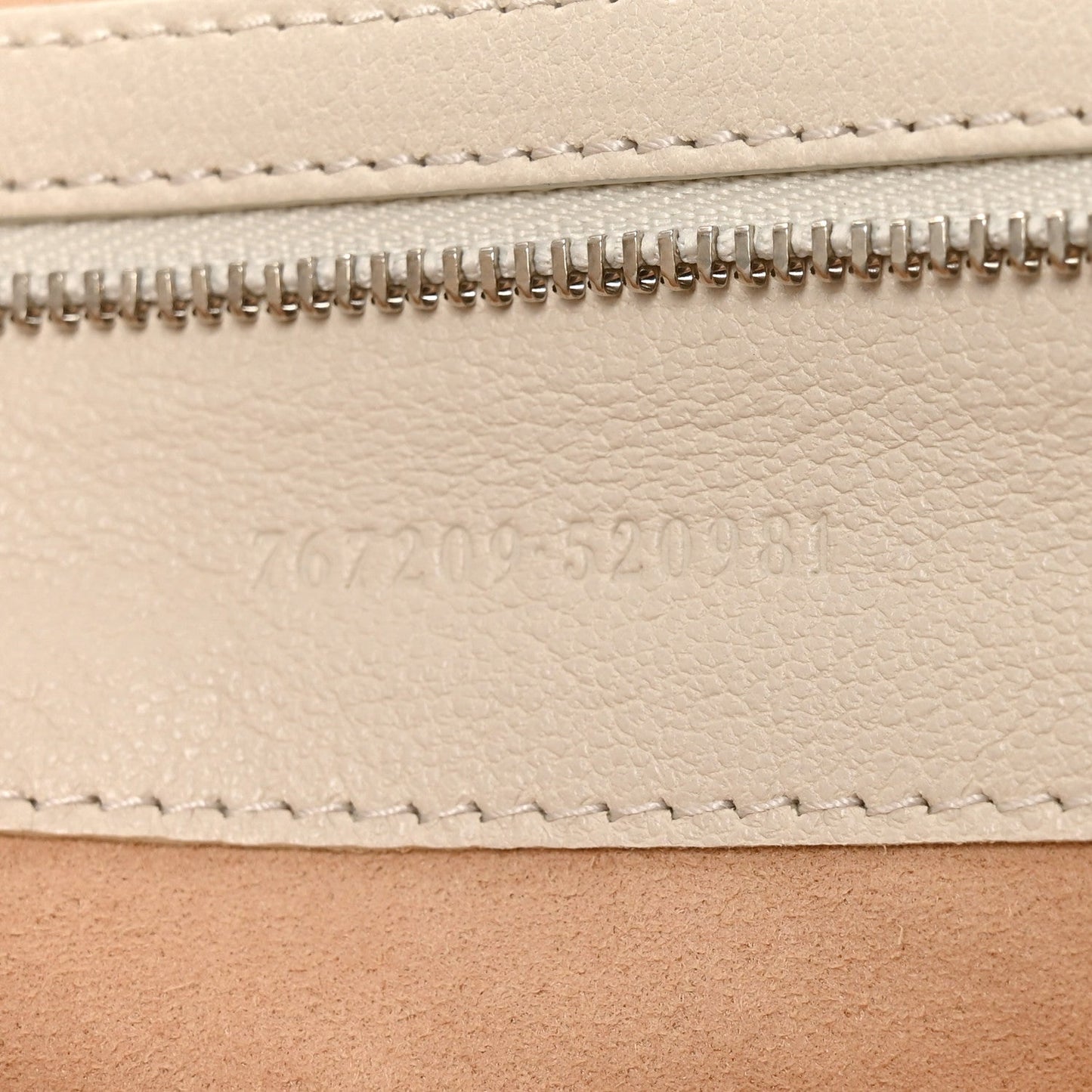 Goatskin Small GG Monochrome Aphrodite Shoulder Bag Mystic White