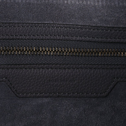Drummed Calfskin Mini Luggage  Kohl