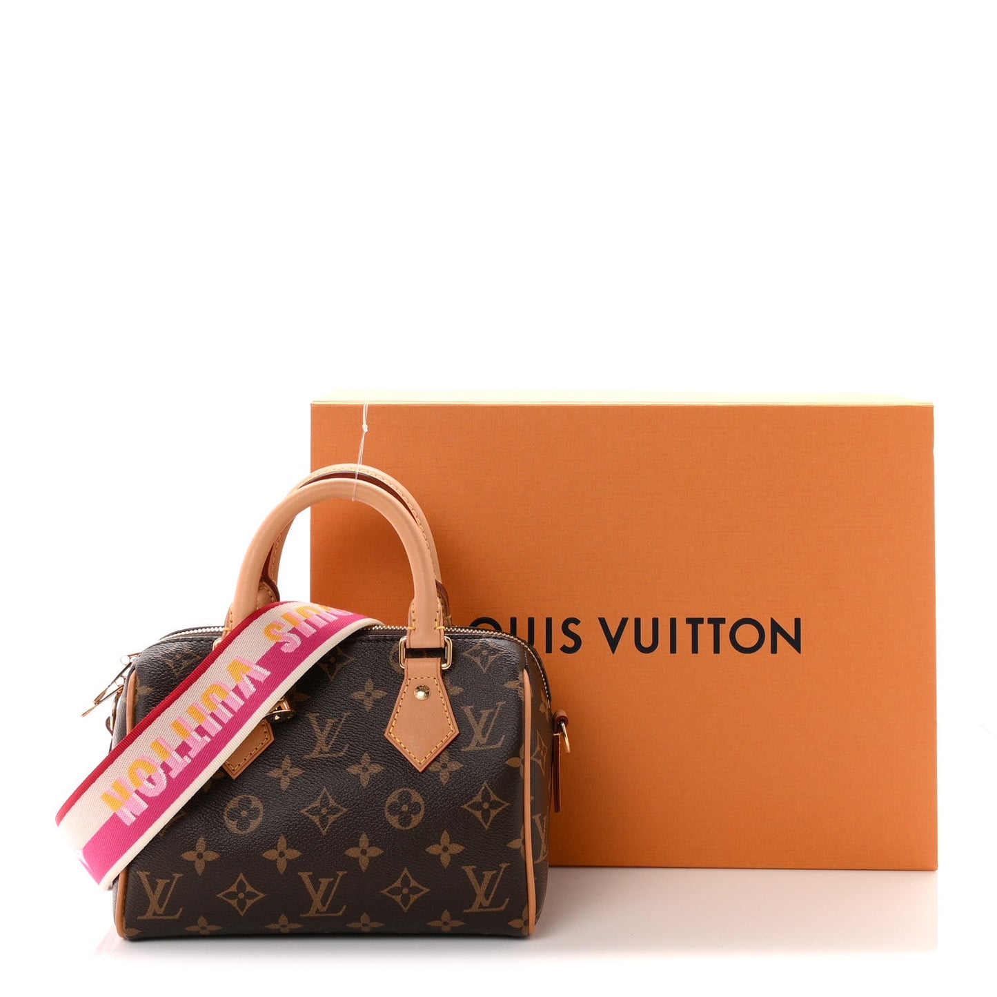 Monogram Speedy Bandouliere 20 Fuchsia