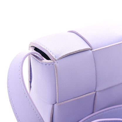 Lambskin Intreccio Candy Cassette Crossbody Bag Wisteria
