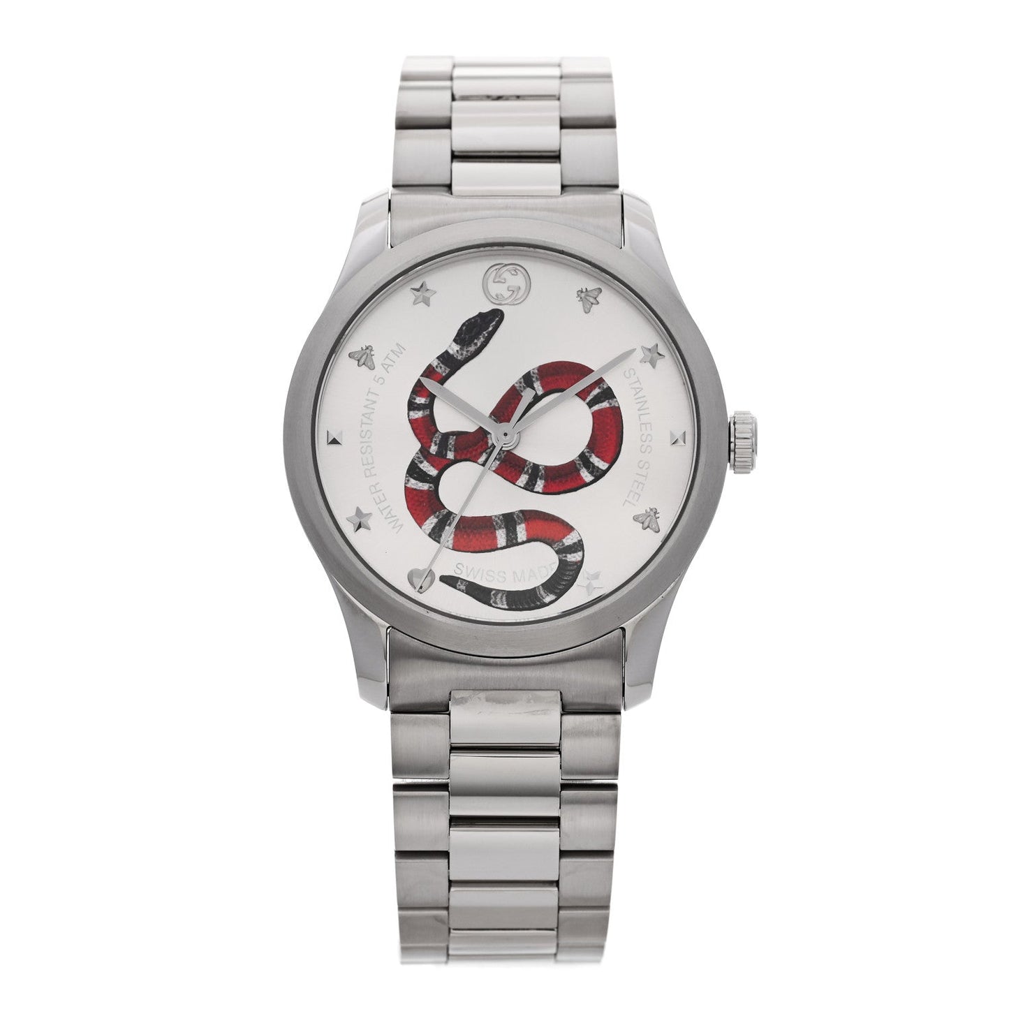 Stainless Steel 38mm G-Timeless Snake Quartz Watch