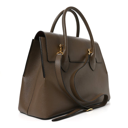 Small Classic Grain Calfskin Seaton Clay