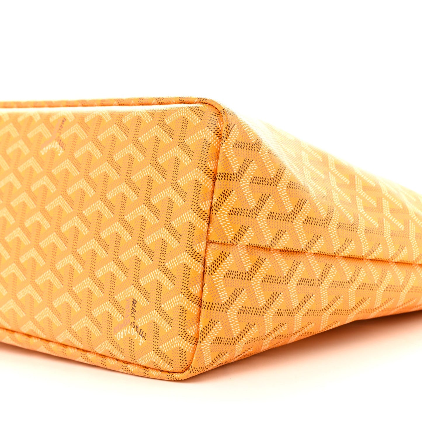 Goyardine Chien Gris Bag Yellow