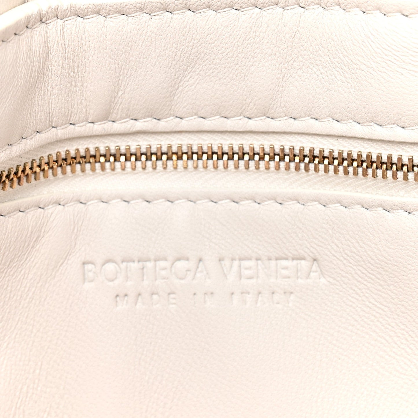 Nappa Maxi Intreccio Padded Cassette Crossbody Bag Chalk