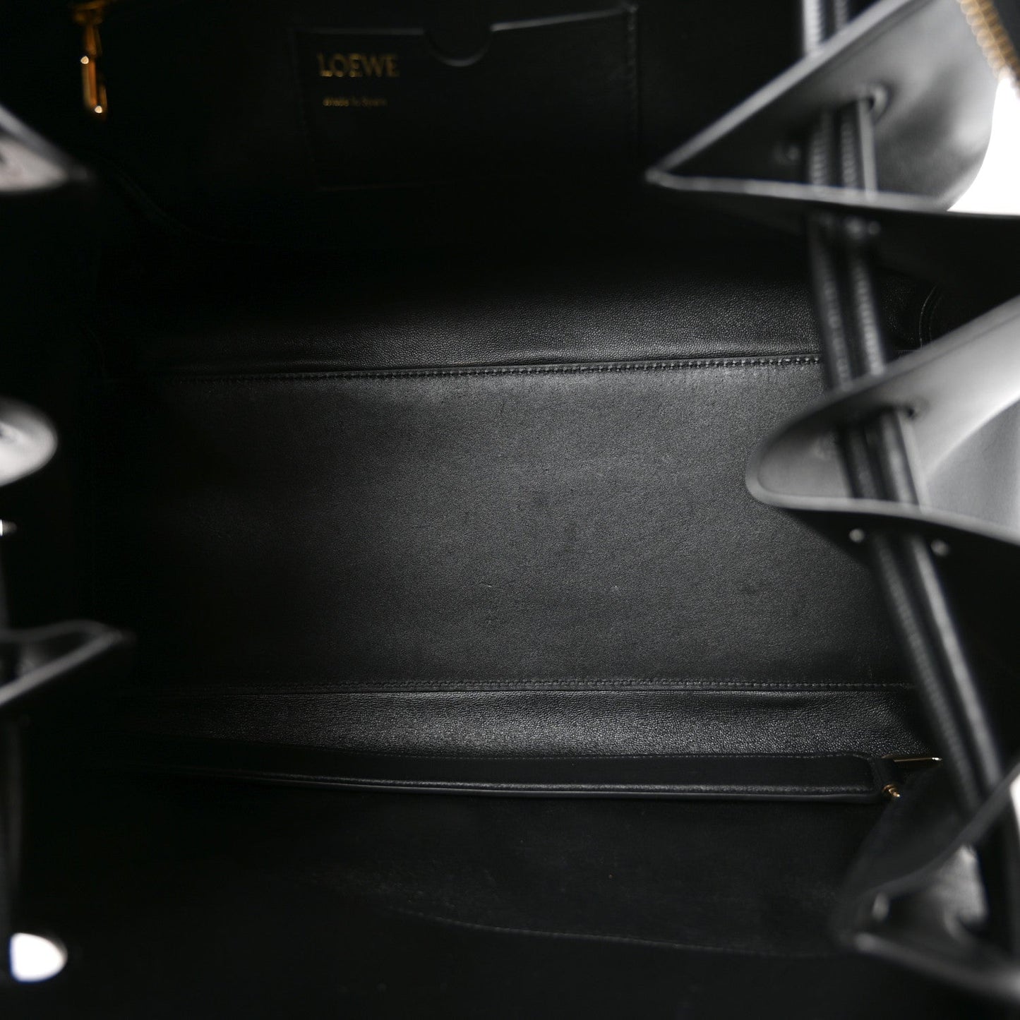 Supple Calfskin Medium Madrid Bag Black