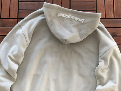 ￥~TOP 169 PANTS 119 BROKEN PLANET HOODIE TROUSERS FLEECE