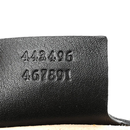 Calfskin Matelasse Medium GG Marmont Shoulder Bag Black