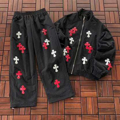 TOP￥~256 PANTS￥~185 CH🔥OM🔥 HE🔥RTS JACKET TROUSERS