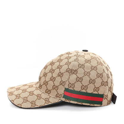 Monogram Web Baseball Hat M Beige Cocoa