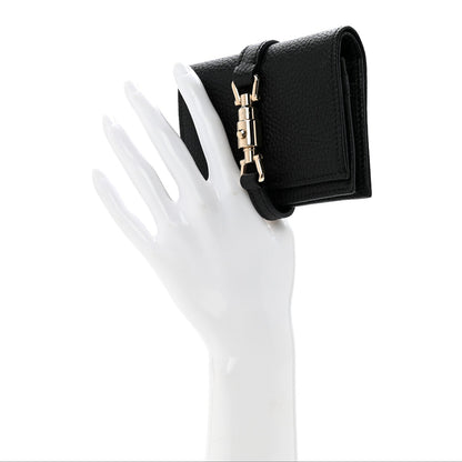 Calfskin Jackie 1961 Card Case Black