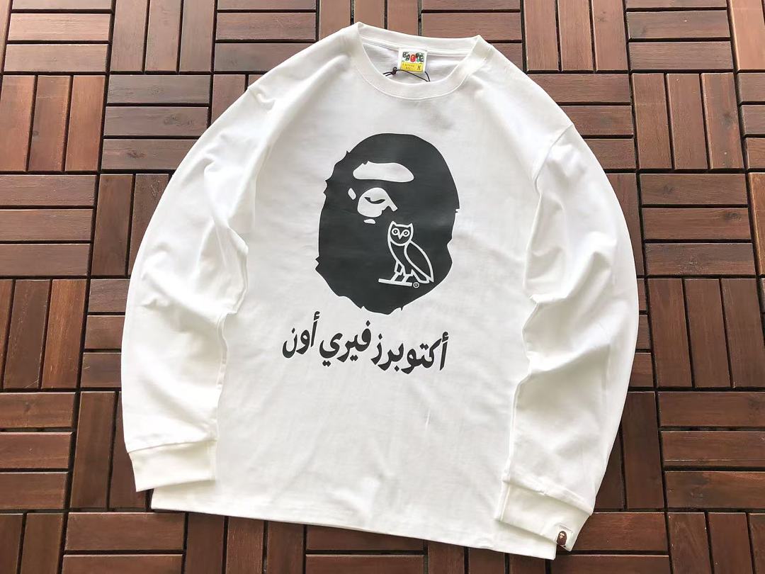 BAPE & OVO LONG-SLEEVE