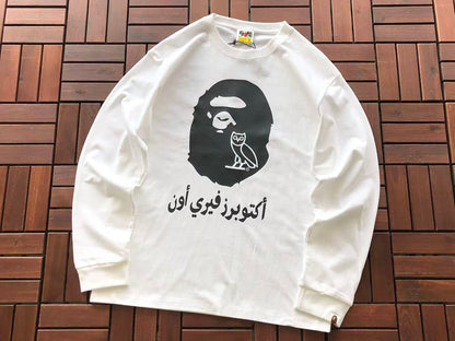 BAPE & OVO LONG-SLEEVE