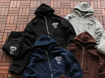 TOP￥~129 PANTS￥~115 N🔥K🔥& ST🔥S🔥Y HOODIE TROUSERS FLEECE