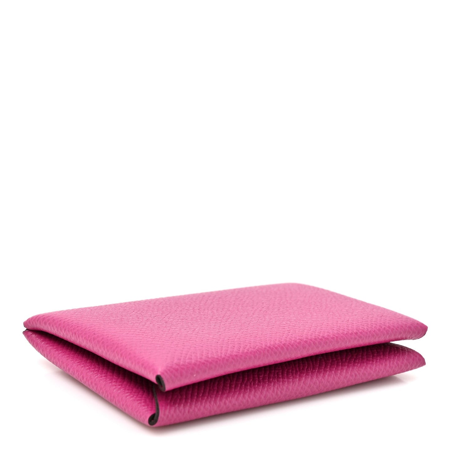 Epsom Calvi Card Case Rose Pourpre