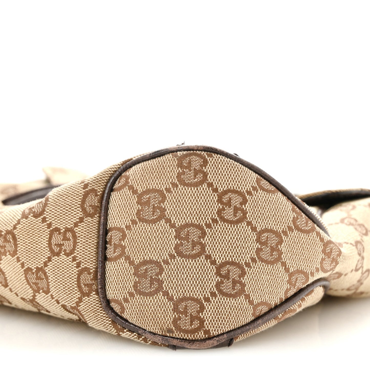 Monogram Horsebit Chain Flap Shoulder Bag Brown