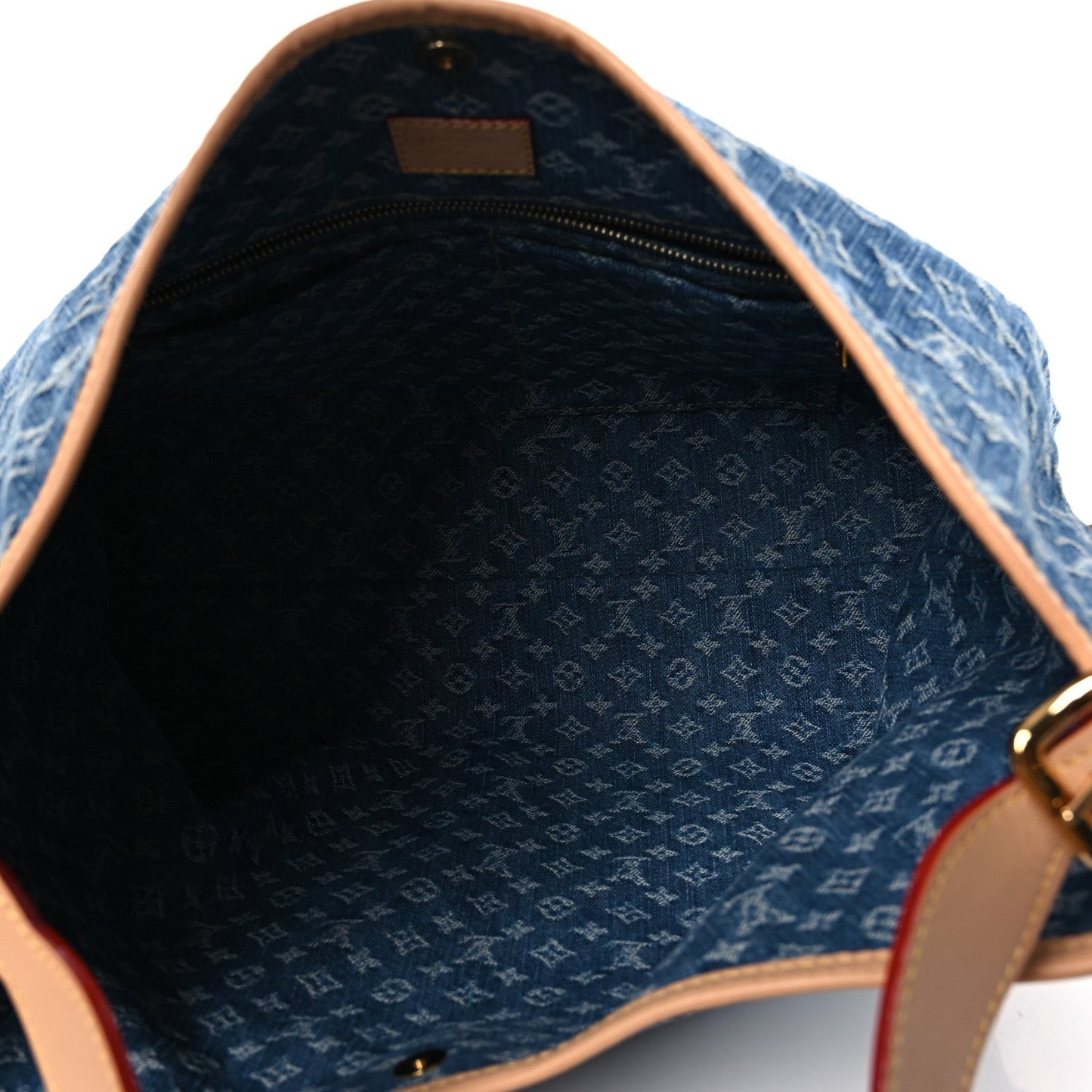 Monogram Denim CarryAll MM Blue