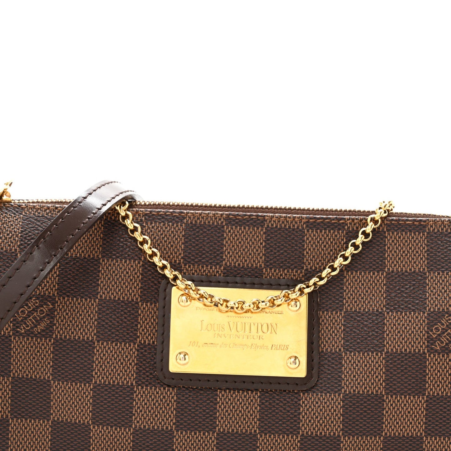 Damier Ebene Eva Clutch