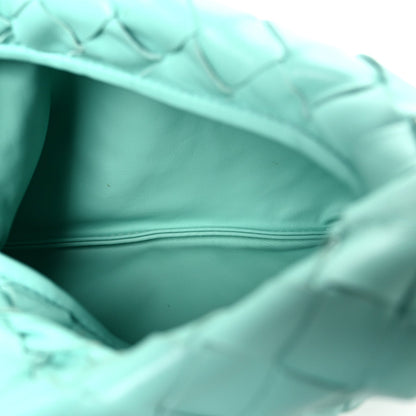 Calfskin Intrecciato Mini Hop Green Oasis